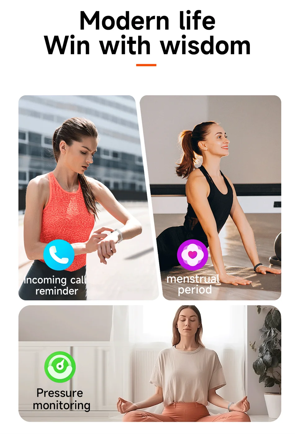 2026 New Men Women Smart Bracelet Heart Rate Sleeping Monitor IP68 Waterproof Sports Fitness Tracker Multifunction Smart Watches