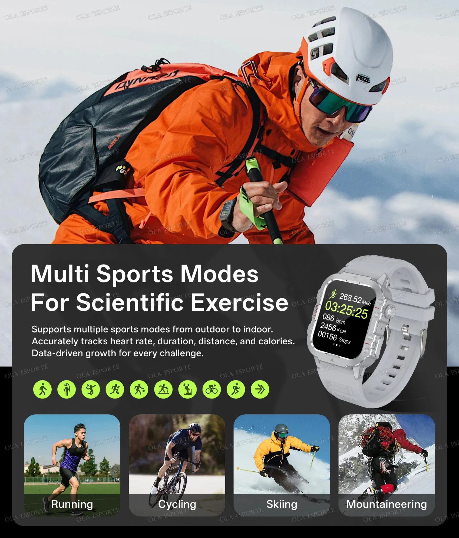 2026 New SmartWatch Men For Women Militray Outdoor GPS Track Sport Watches Heart Rate Sleep Waterproof Smart Watch IOS Android