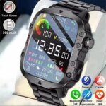 Outdoor Sport Smart Watch HD Touch Screen LED Flashlight Bluetooth Talking GPS Tracker Smart Watches for Men Women Holiday Gifts