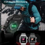 Outdoor Sport Smart Watch HD Touch Screen LED Flashlight Bluetooth Talking GPS Tracker Smart Watches for Men Women Holiday Gifts - Image 4
