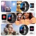 Smartwatch Sports Music Control Phone Call Pedometer Men Smart Watch For Women Health Calories Message Alerts For iPhone Android - Image 4