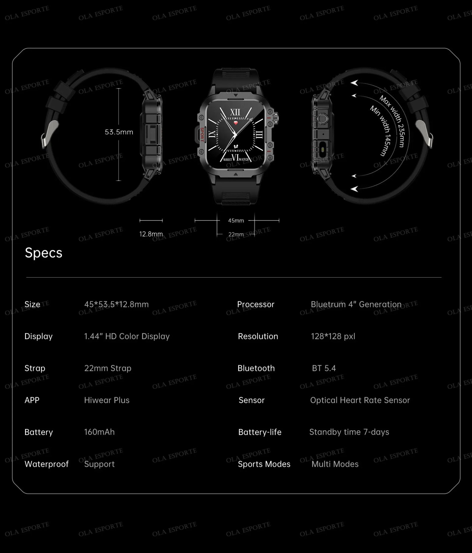 2026 New SmartWatch Men For Women Militray Outdoor GPS Track Sport Watches Heart Rate Sleep Waterproof Smart Watch IOS Android