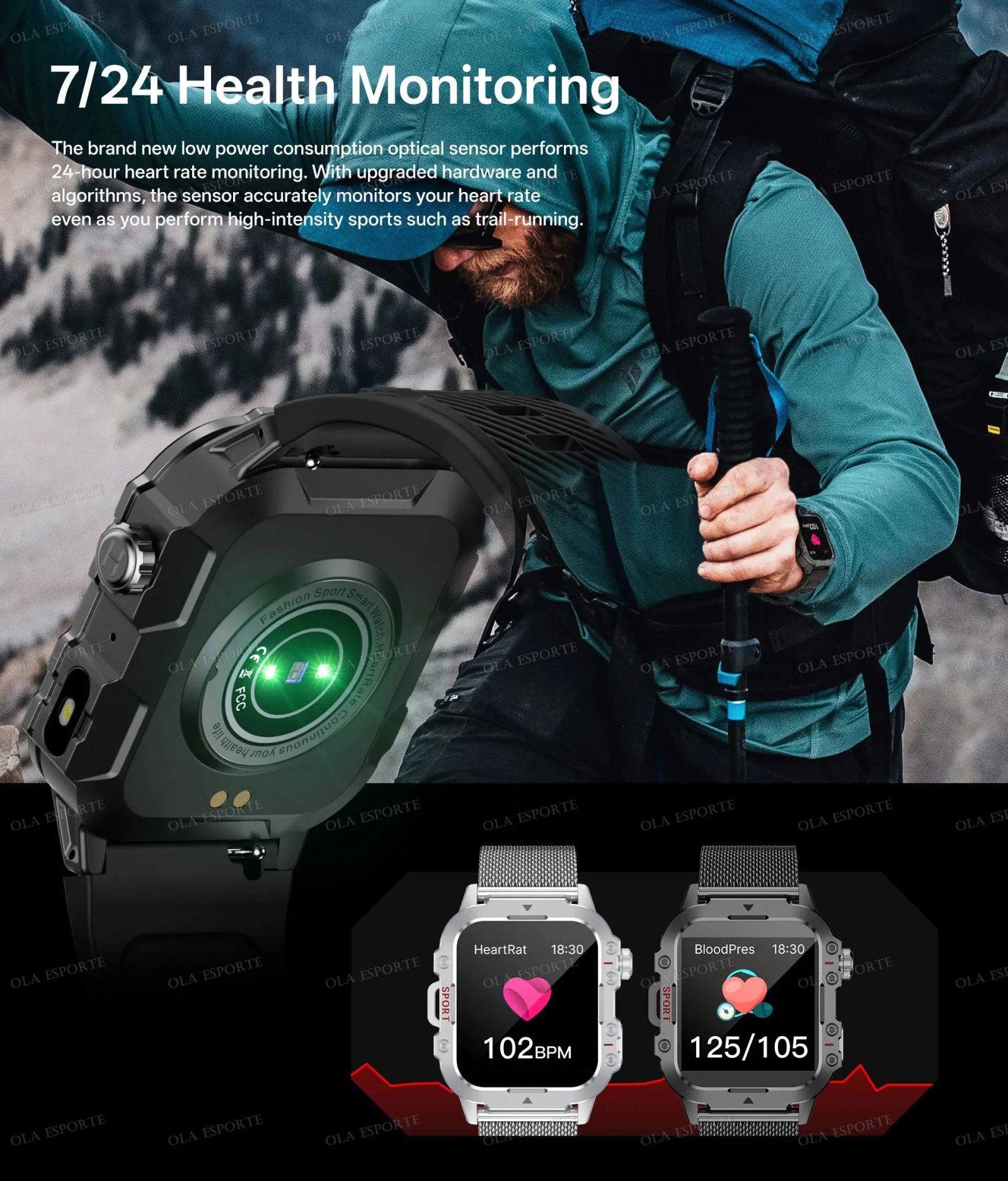2026 New SmartWatch Men For Women Militray Outdoor GPS Track Sport Watches Heart Rate Sleep Waterproof Smart Watch IOS Android