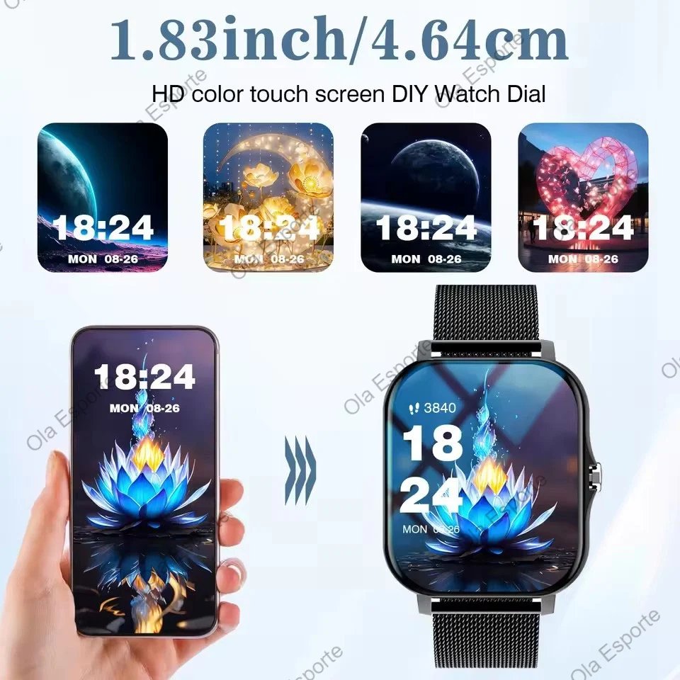 Y13 Smart Watch with Call Function Fitness Tracker Heart Rate Monitor Alarm Clock for Outdoor Sports Monitoring Smart Bracelet