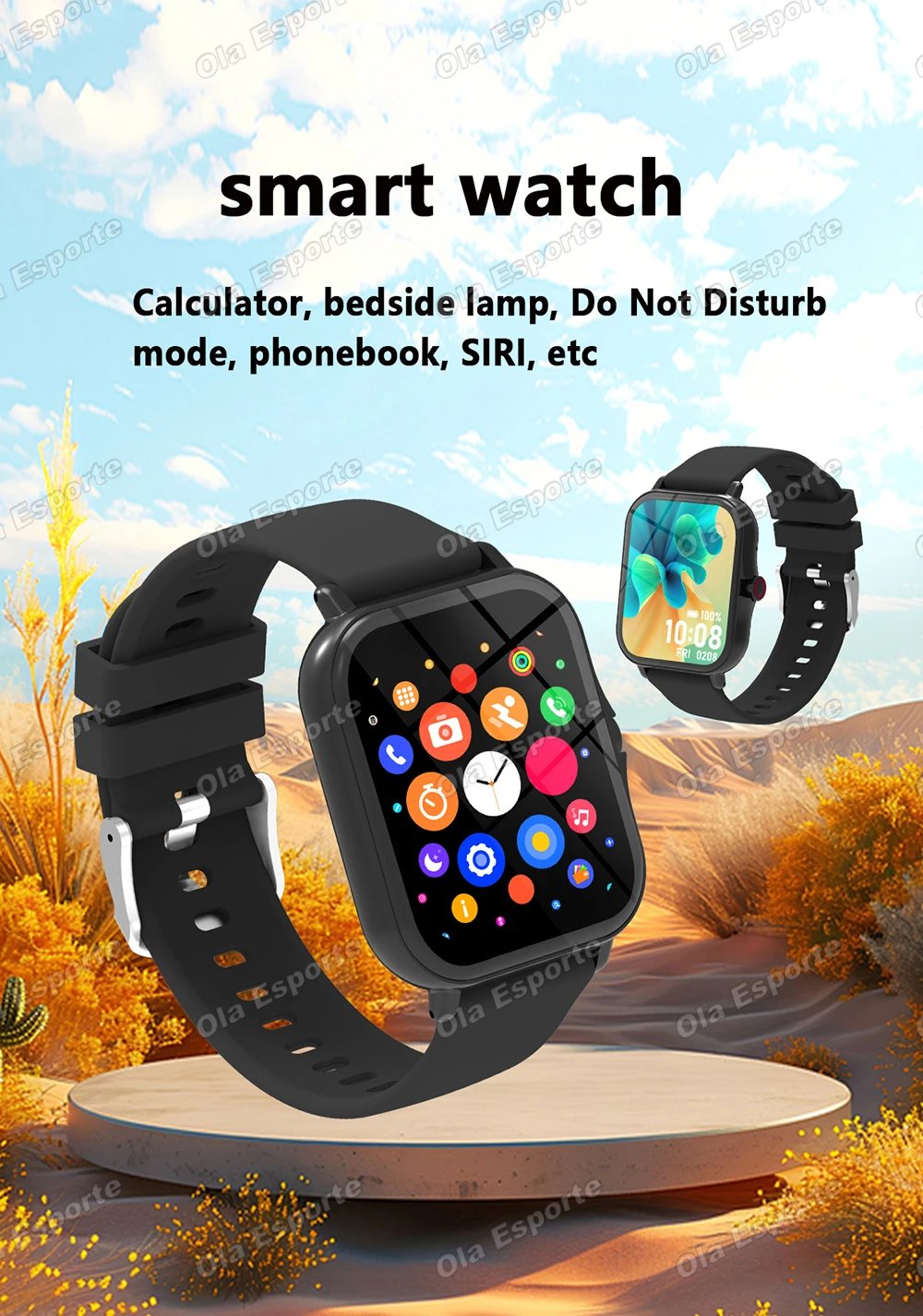 2026 SmartWatch Men For Women Militray Outdoor GPS Tracker Sport Watches Heart Rate Sleep Waterproof Smart Watch for IOS Android