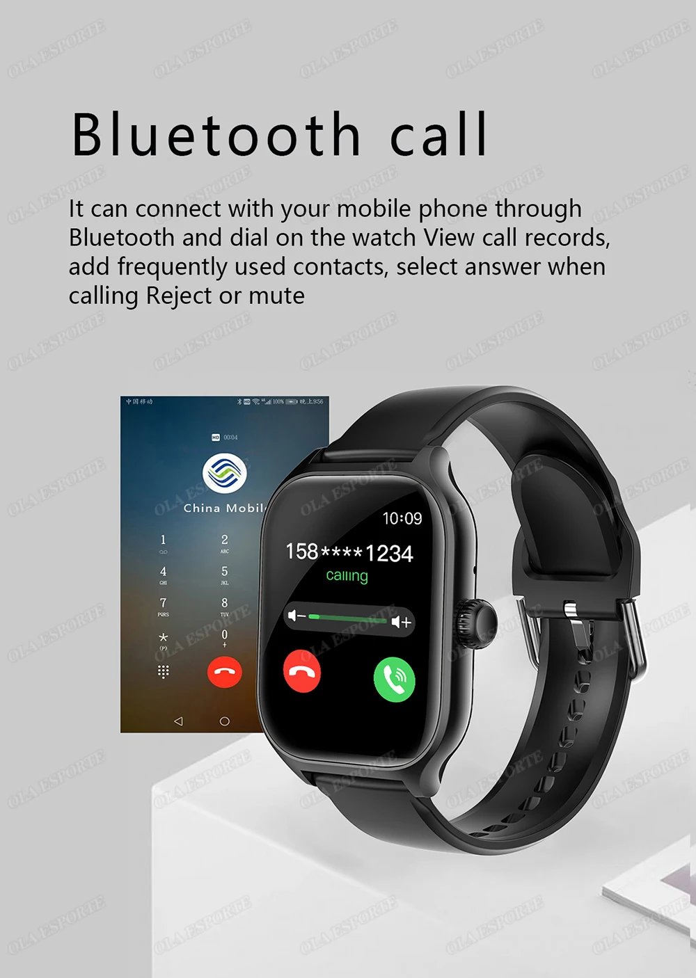 New Smart Watch Bluetooth Talk Tracking Heart Rate Sleep Monitor Multi-sport Modes Bluetooth Smart Watch Gifts for Men and Women