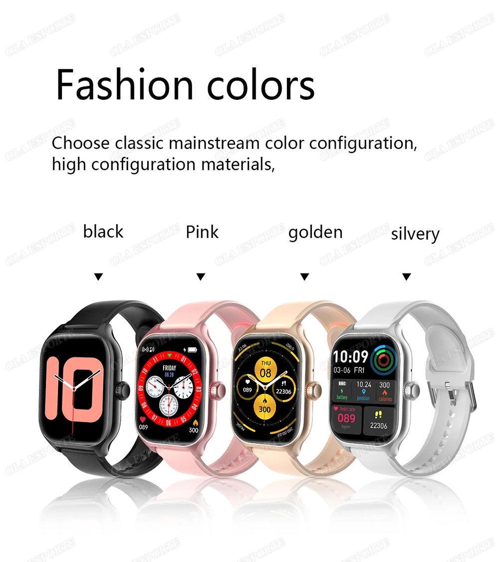 New Smart Watch Bluetooth Talk Tracking Heart Rate Sleep Monitor Multi-sport Modes Bluetooth Smart Watch Gifts for Men and Women
