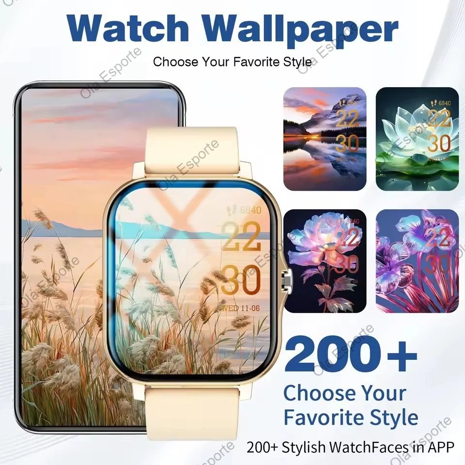 Y13 Smart Watch with Call Function Fitness Tracker Heart Rate Monitoring Alarm Clock for Outdoor Sports Monitoring Watches Women