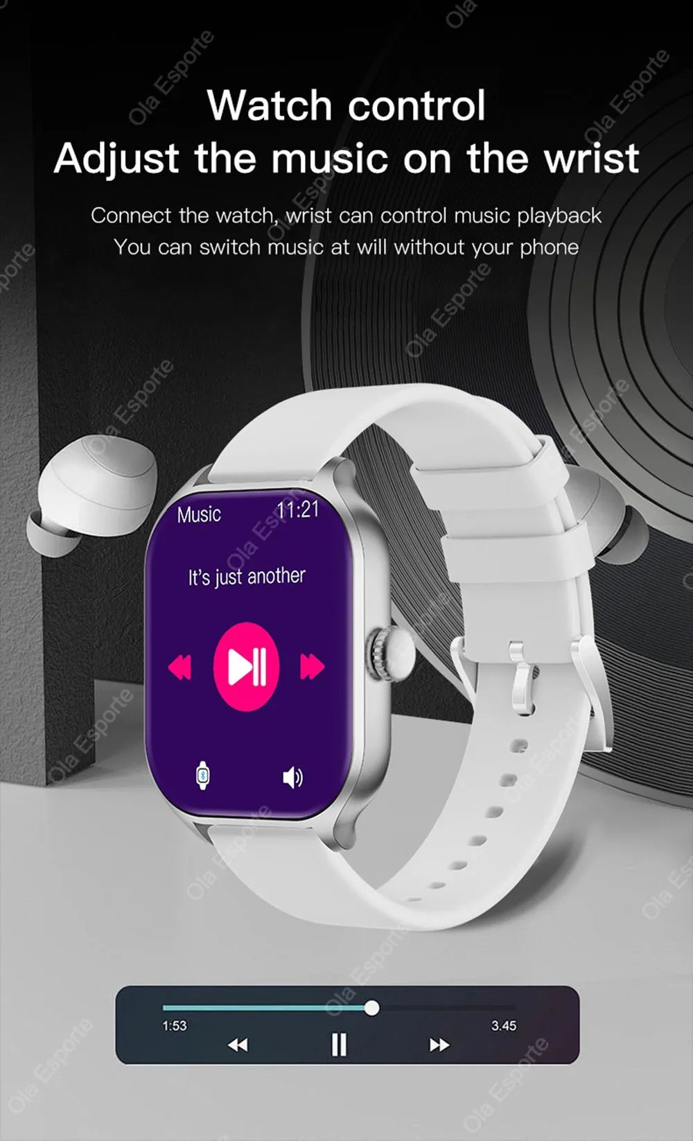 2026 New Fashion Smart Watch Wireless Phone Call Heart Rate Blood Oxygen/Pressure Monitoring Outdoor Sports Smartwatch Women Men