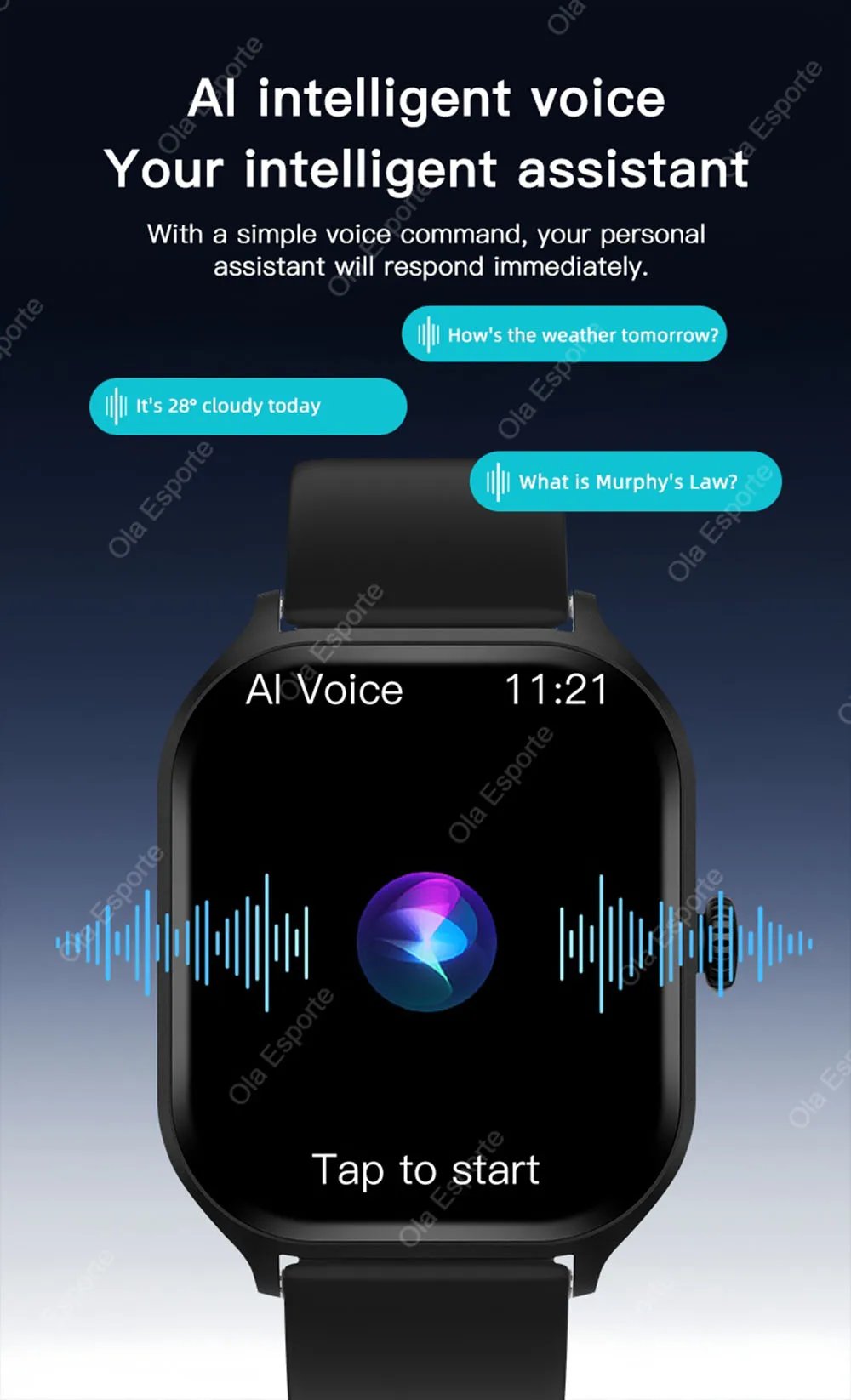 2026 New Fashion Smart Watch Wireless Phone Call Heart Rate Blood Oxygen/Pressure Monitoring Outdoor Sports Smartwatch Women Men