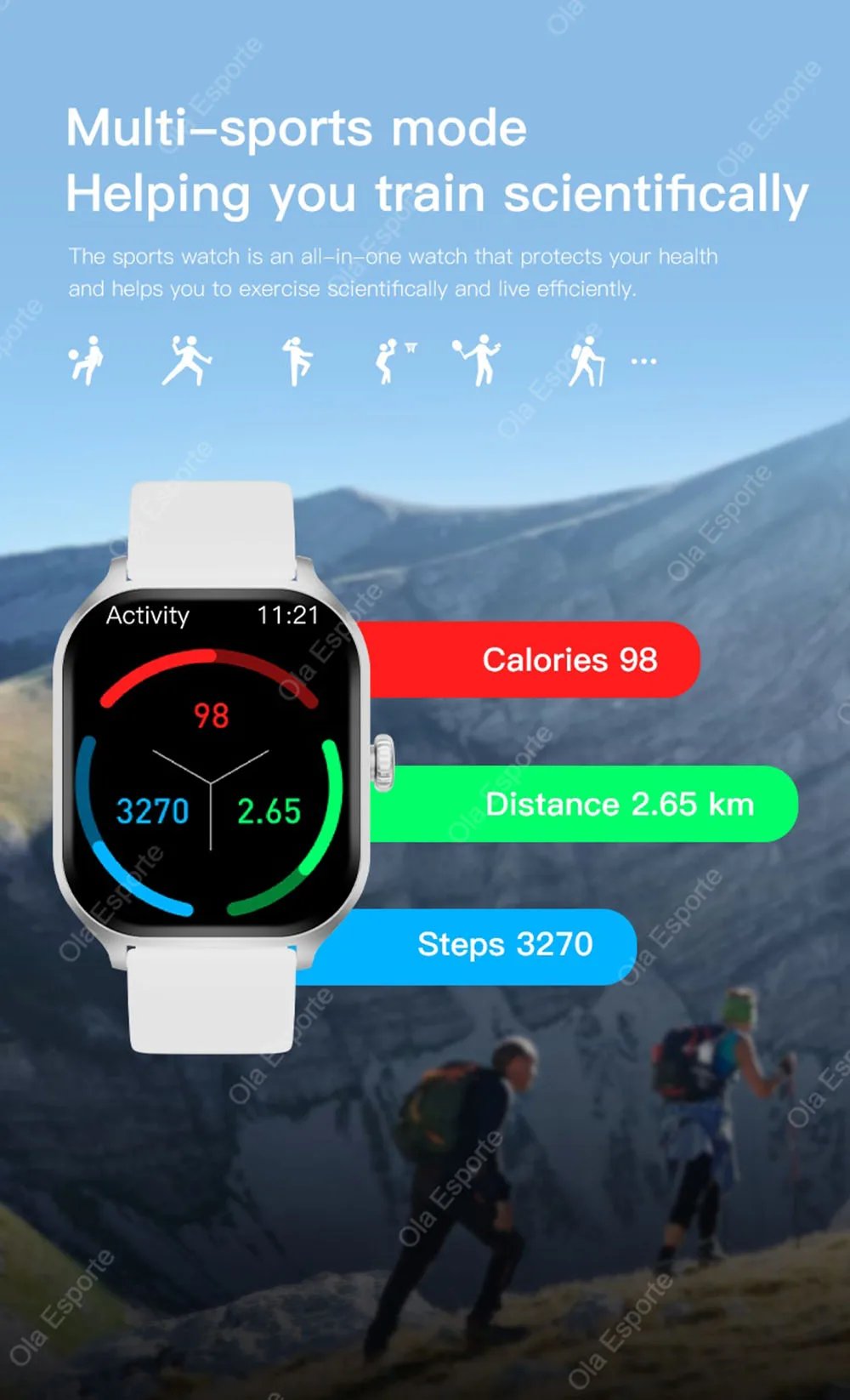 2026 New Fashion Smart Watch Wireless Phone Call Heart Rate Blood Oxygen/Pressure Monitoring Outdoor Sports Smartwatch Women Men