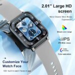 2026 New Fashion Smart Watch Wireless Phone Call Heart Rate Blood Oxygen/Pressure Monitoring Outdoor Sports Smartwatch Women Men - Image 2