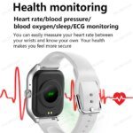 Smart Watch For Android IOS Watches 1.83inch HD Display Bluetooth Call Message Alert Music Sports Mode Smartwatch Men Women Gift - Image 3