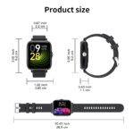 Smart Watch for Men Women 1.83" Touch Screen BT Call Heart Rate Monitor Fitness Tracker Cycling Watch Sport Watch with Calorie - Image 6