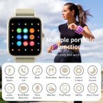 Smart Watch for Men Women 1.83" Touch Screen BT Call Heart Rate Monitor Fitness Tracker Cycling Watch Sport Watch with Calorie - Image 5