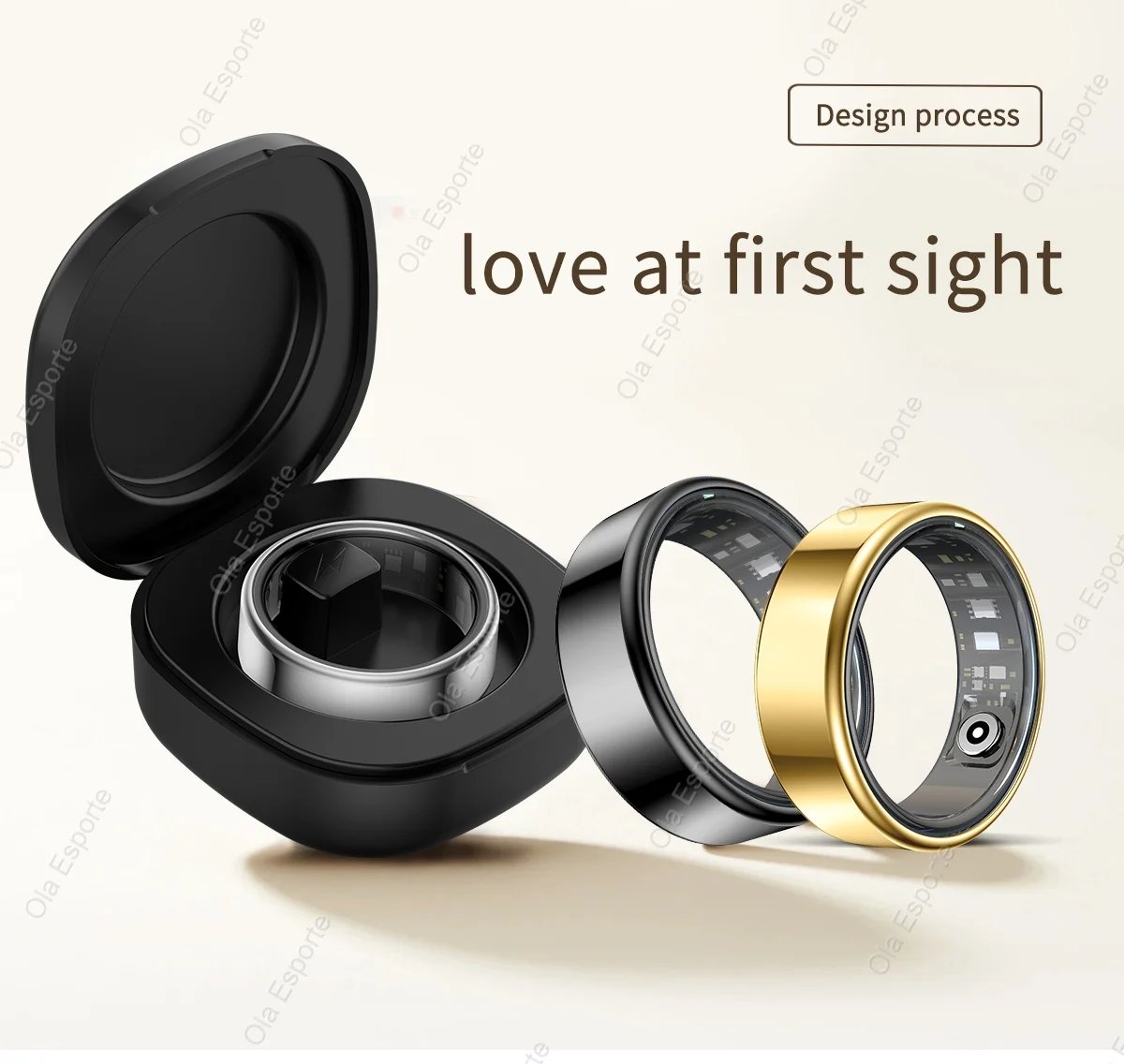 R09 Smart Ring Men Women Fitness Tracker Ring IP68 Waterproof Heart Rate Monitoring Multi-sport Modes Wearable For Android IOS