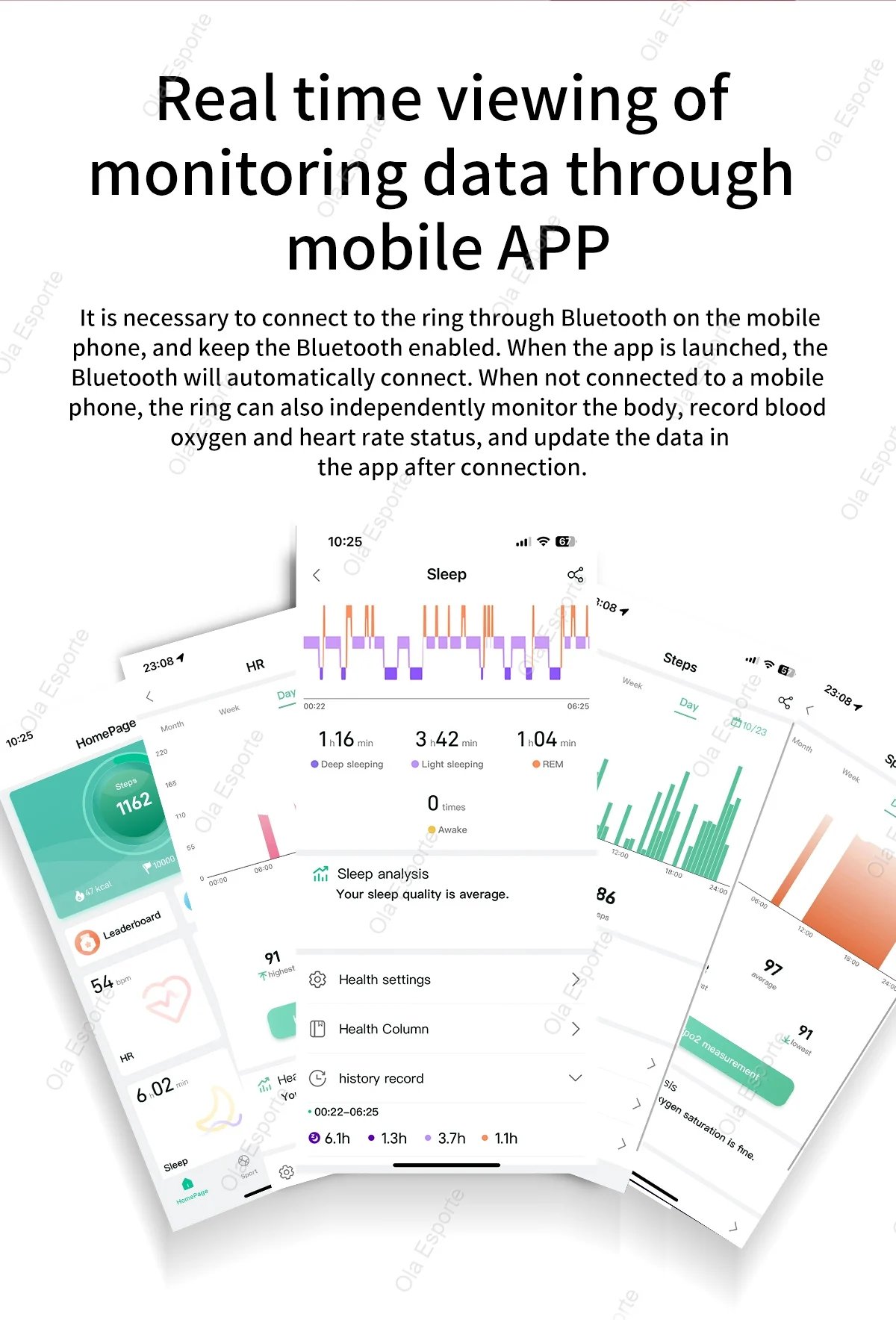 R09 Smart Ring Men Women Fitness Tracker Ring IP68 Waterproof Heart Rate Monitoring Multi-sport Modes Wearable For Android IOS