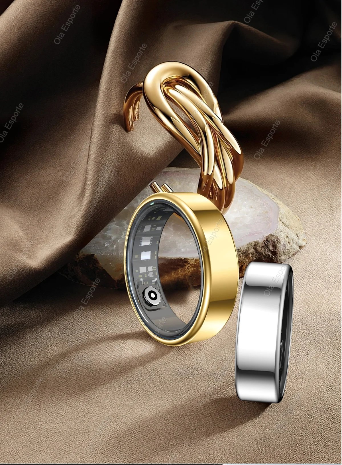 R09 Smart Ring Men Women Fitness Tracker Ring IP68 Waterproof Heart Rate Monitoring Multi-sport Modes Wearable For Android IOS