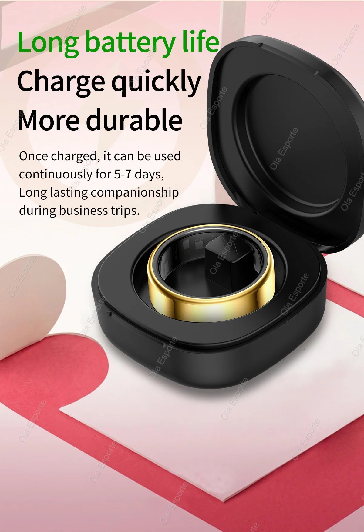 R09 Smart Ring Men Women Fitness Tracker Ring IP68 Waterproof Heart Rate Monitoring Multi-sport Modes Wearable For Android IOS