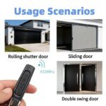 433MHz Door Remote Control Universal 4 Keys Copy Garage Remote Control Cloning Electric Gate Remote Controller Duplicator Key - Image 5