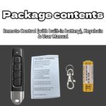 433MHz Door Remote Control Universal 4 Keys Copy Garage Remote Control Cloning Electric Gate Remote Controller Duplicator Key - Image 4