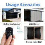 433MHz Garage Door Remote Control 4 Keys Copy Universal Remote Control Cloning Electric Gate Remote Controller Duplicator Key - Image 6