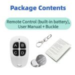 433MHz Garage Door Remote Control 4 Keys Copy Universal Remote Control Cloning Electric Gate Remote Controller Duplicator Key - Image 5