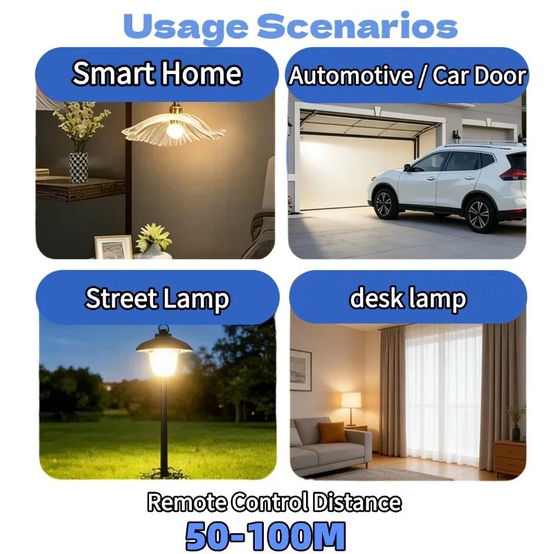 433MHz Garage Door Remote Control 4 Keys Copy Universal Remote Control Cloning Electric Gate Remote Controller Duplicator Key