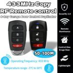 Wireless RF 433mhz Remote Control Copy Code Garage Door Gate Duplicator 433 Mhz Key Remote Opener