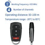 Wireless RF 433mhz Remote Control Copy Code Garage Door Gate Duplicator 433 Mhz Key Remote Opener - Image 5