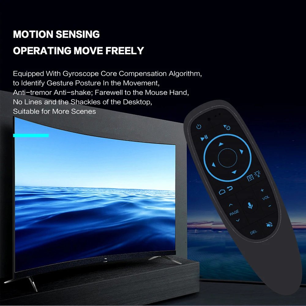 G10 G10S Pro Voice Remote Control 2.4G Wireless Air Mouse Gyroscope IR Learning for Android tv box HK1 H96 Max X96 mini
