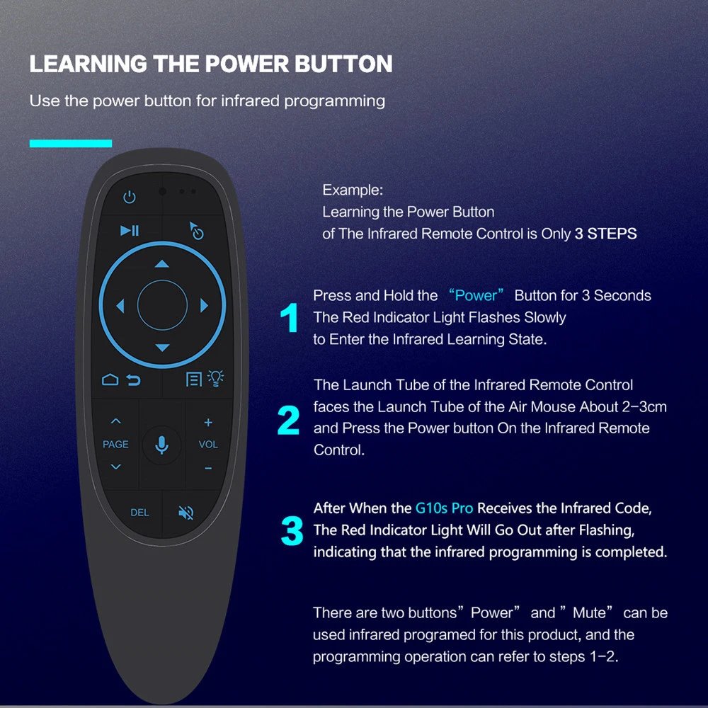 G10 G10S Pro Voice Remote Control 2.4G Wireless Air Mouse Gyroscope IR Learning for Android tv box HK1 H96 Max X96 mini