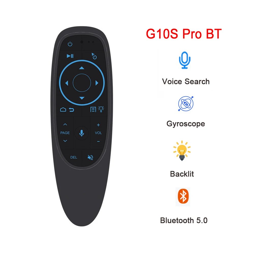 G10 G10S Pro Voice Remote Control 2.4G Wireless Air Mouse Gyroscope IR Learning for Android tv box HK1 H96 Max X96 mini
