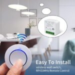 Tuya WiFi Smart Switch 16A RF 433Mhz Wireless Remote Control Relay Receiver Light Switch Voice Control With Alexa Google Home - Image 4