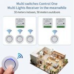 Tuya WiFi Smart Switch 16A RF 433Mhz Wireless Remote Control Relay Receiver Light Switch Voice Control With Alexa Google Home - Image 6