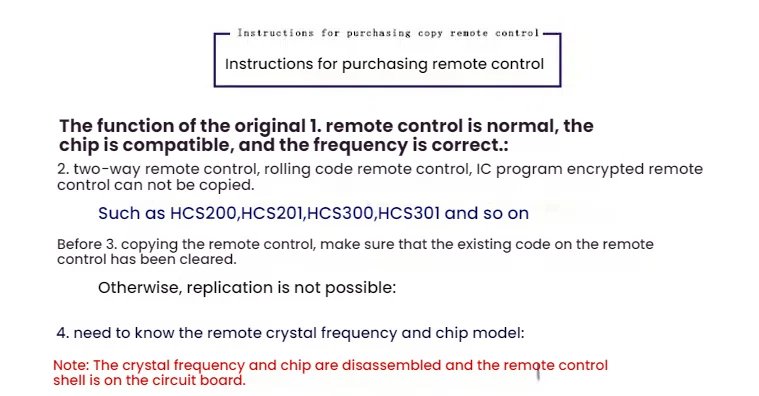 Universal 433MHz 315MHz RF Remote Control Wireless Switch Long Range for Garage Door LED Light Gate