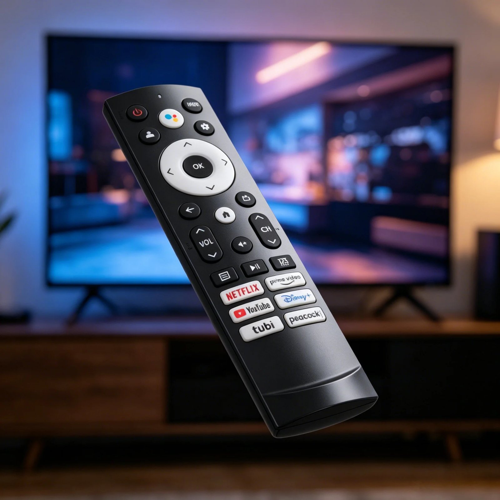 ERF3M90H Voice Remote Control Replacement for Hisense Google Android Vidaa 4K UHD ULED Smart TV