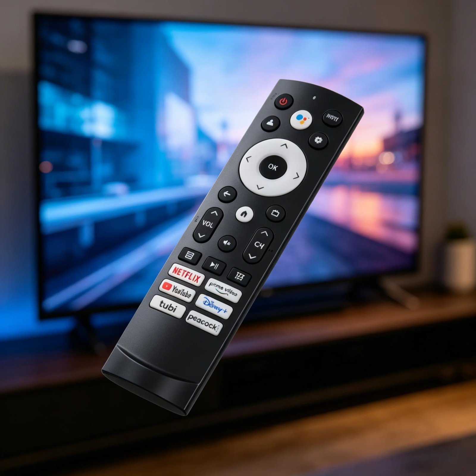 ERF3M90H Voice Remote Control Replacement for Hisense Google Android Vidaa 4K UHD ULED Smart TV