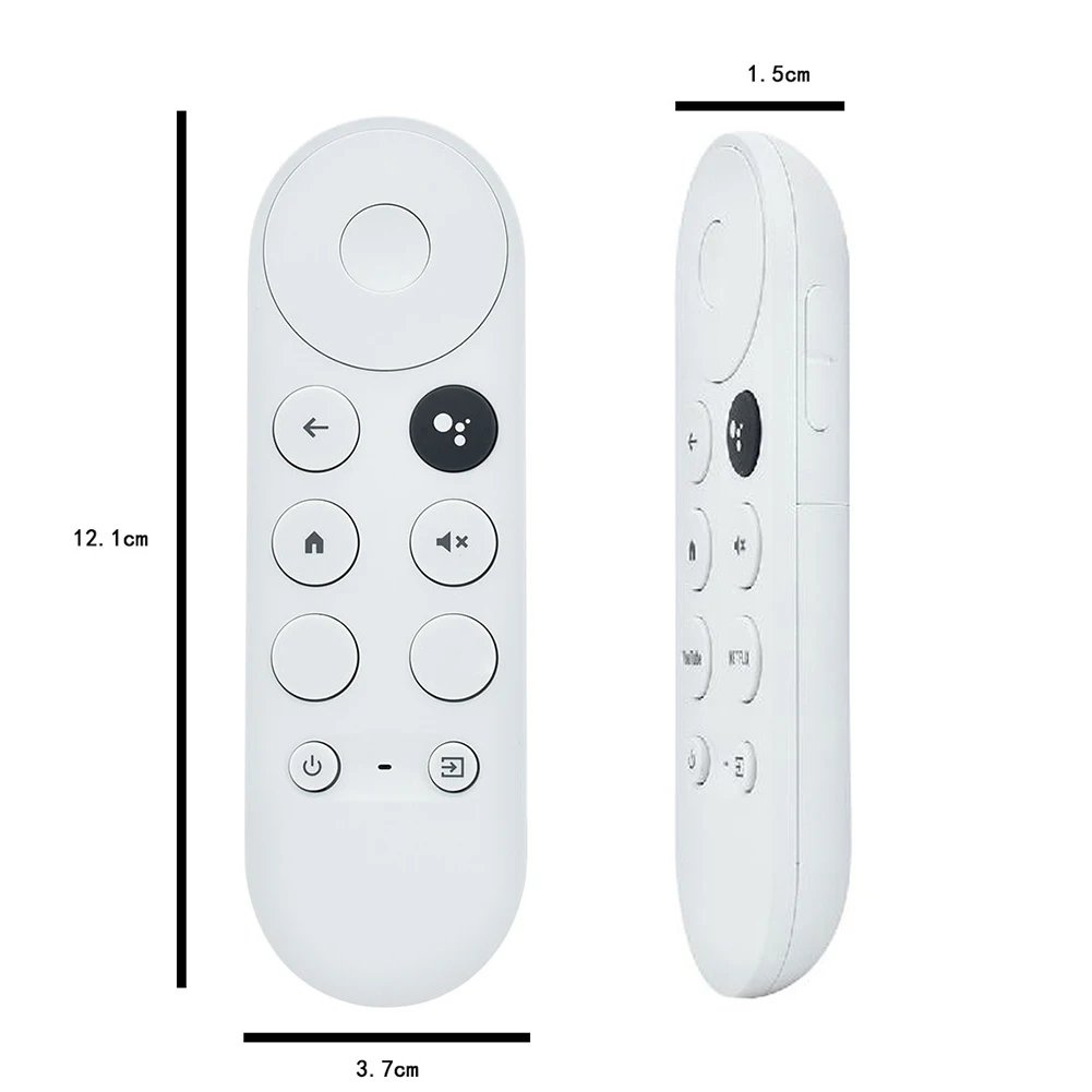 G9N9N Smart TV Remote Bluetooth-Compatible Voice Universal Remote Control Remote Controller for Google TV Chromecast 4K Snow