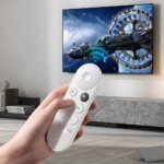 G9N9N Smart TV Remote Bluetooth-Compatible Voice Universal Remote Control Remote Controller for Google TV Chromecast 4K Snow - Image 2