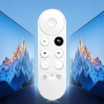 G9N9N Smart TV Remote Bluetooth-Compatible Voice Universal Remote Control Remote Controller for Google TV Chromecast 4K Snow - Image 3