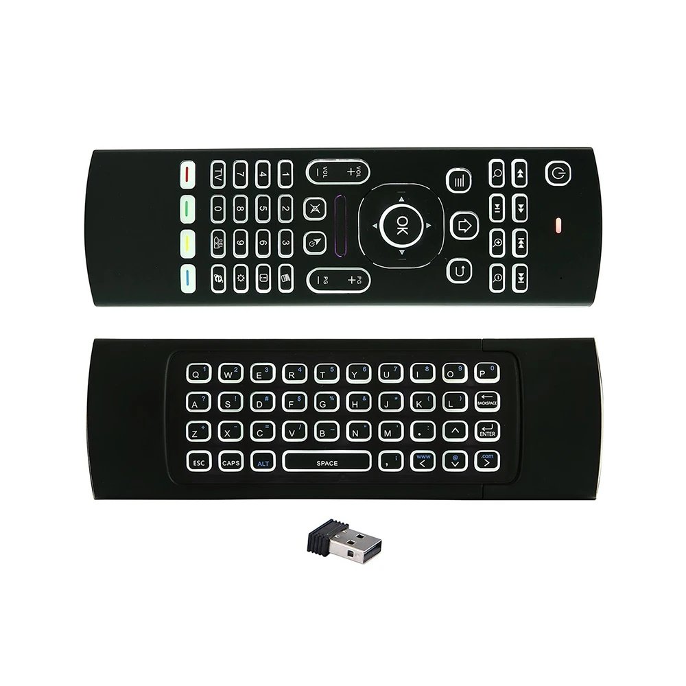 Backlight Air Mouse Remote Control MX3 Wireless Mini Keyboard 2.4Ghz For Android TV Box PC Motion Sensing Gamer Controller