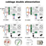 Tuya WIFI Wireless 433mhz Universal Gate Remote Control Switch DC 5V 48V 2Ch 10A Dry Relay Receiver Remote for Garage Door Led - Image 5