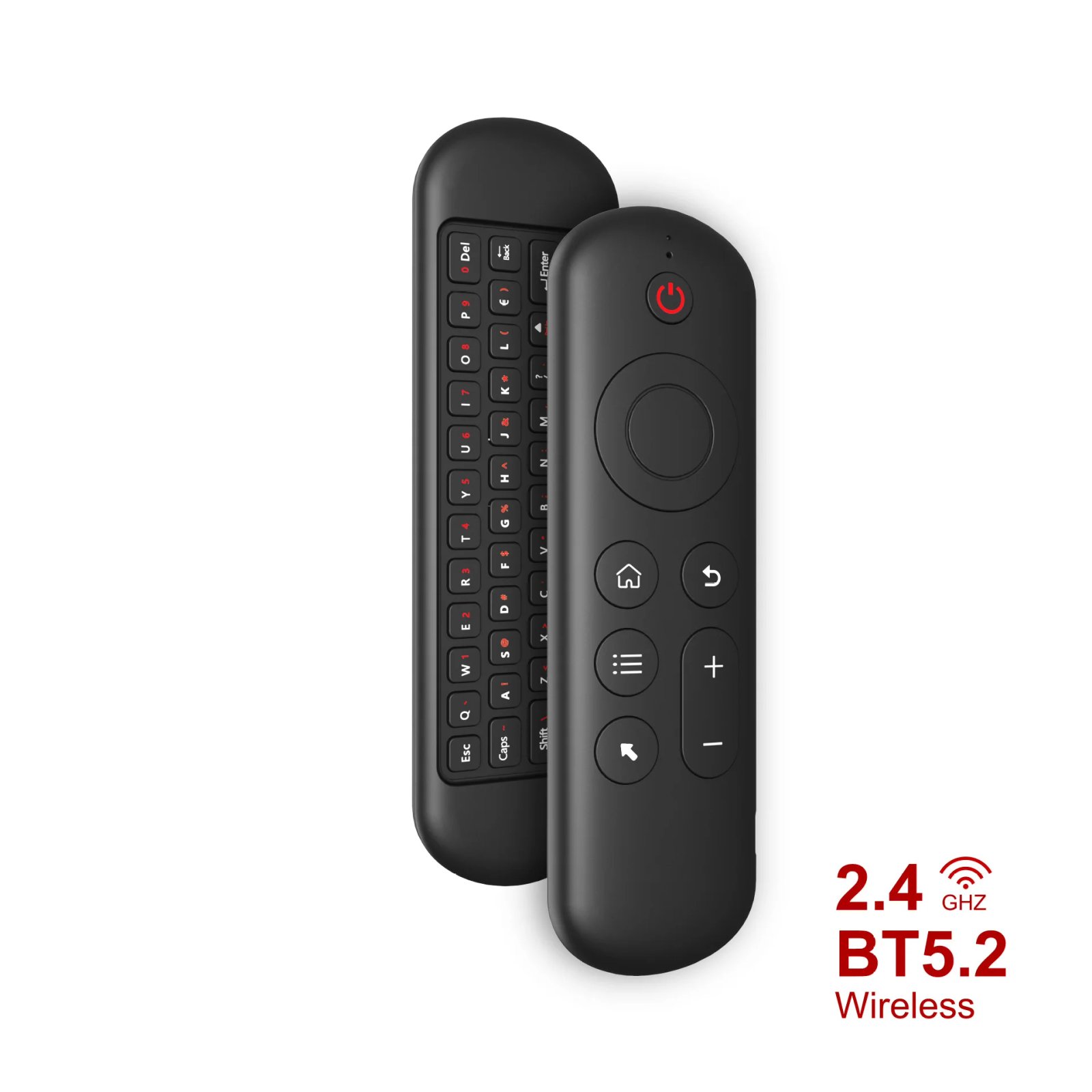 MRSVI M5 Air Mouse Replacement Remote Control Wireless 2.4G Bluetooth With 7 Color Backlit Keyboard for Android TV Box