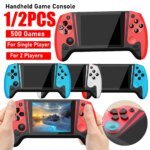 Gaming Console 3.5inch LCD Screen TV Connect Nostalgic Game Console 1200mAh Video Game Console for Kids Adults for Single Player