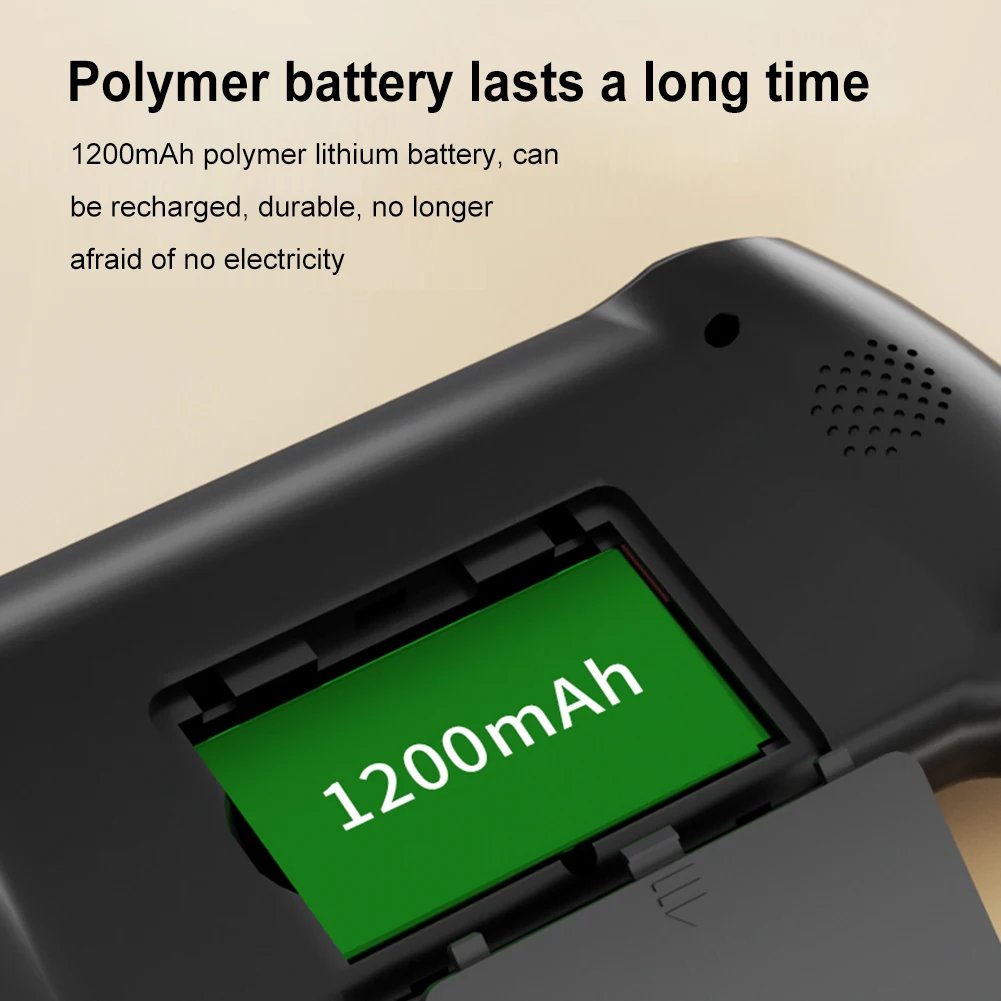 Gaming Console 3.5inch LCD Screen TV Connect Nostalgic Game Console 1200mAh Video Game Console for Kids Adults for Single Player