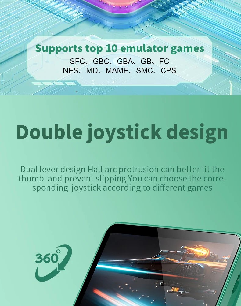 X8 Retro Handheld Game Console 4 Inch IPS Screen 10 Emulator Dual Operated Video Game Player Home Game Console PSP2000+ Gaming