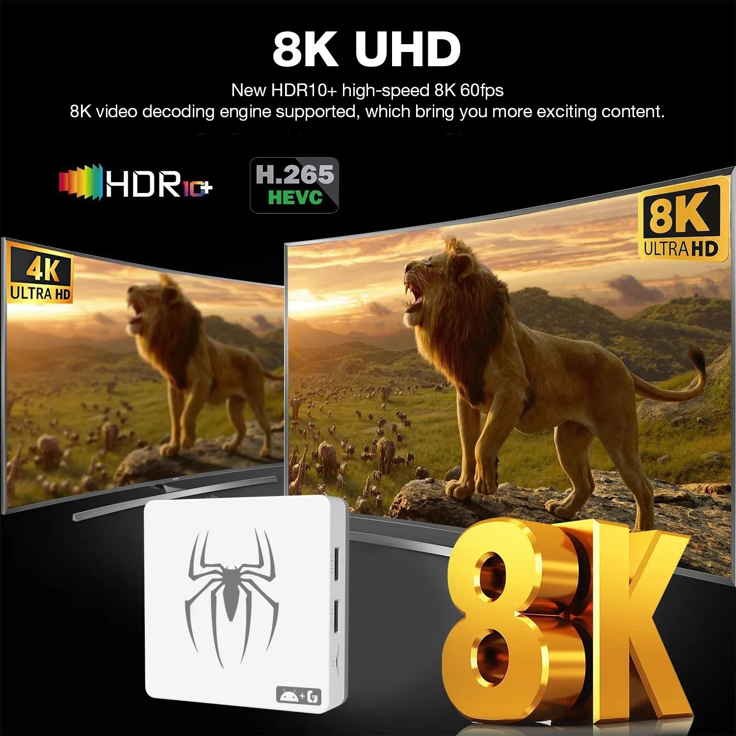 home gaming consoles G7,G8 8K 3D, supports two players, 60000 classic retro arcade games, includes 2.4G wireless controllers.