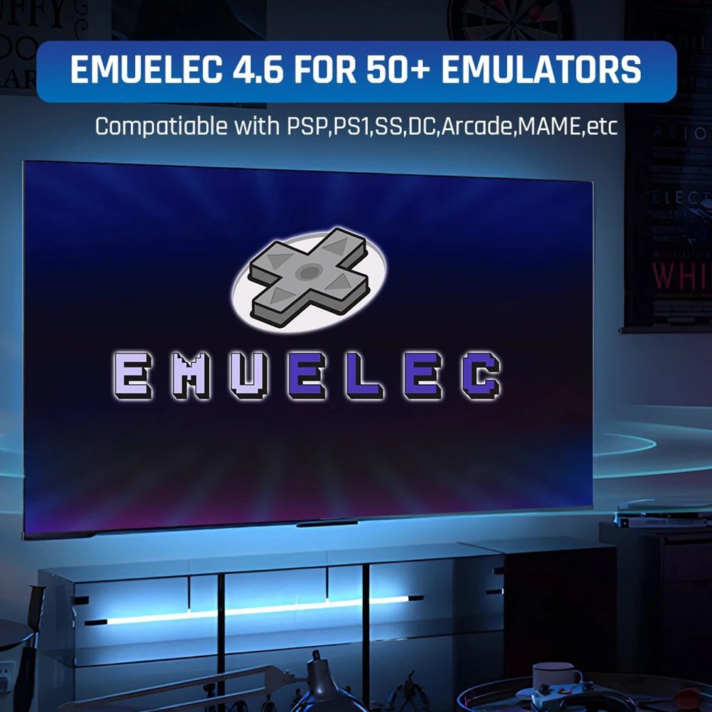 X2 Pro Retro Video Game Console TV Box 100000+ Games with 2 Gamepads Super Console 4K 60+ Game Emulators for DC/Arcade/MAME/Sega