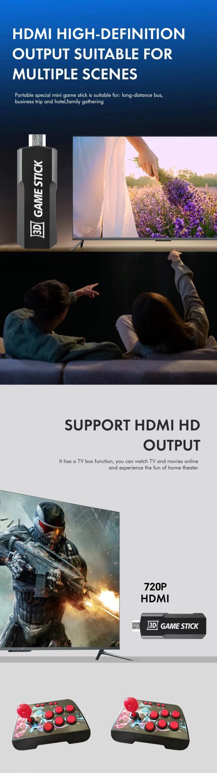 X2 Ultra Home TV Game Console 6000+Nostalgic Classic Games 2.4G Wireless Dual Controller 4K HDMI high-definition Output